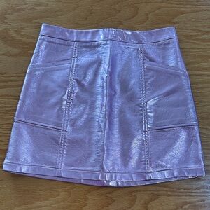 Art Class Shimmery Pink Skirt